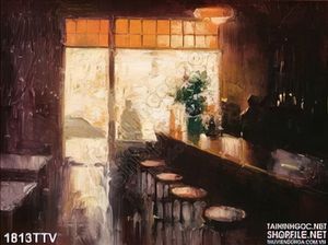 Tranh tĩnh vật hoa quả sơn dầu độc đáo