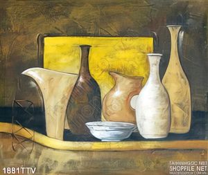 Tranh tĩnh vật hoa quả sơn dầu độc đáo