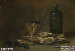 Tranh tĩnh vật hoa quả sơn dầu trang trí