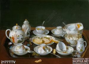 Tranh tĩnh vật hoa quả sơn dầu độc đáo