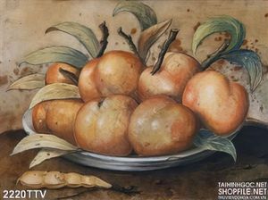 Tranh tĩnh vật hoa quả sơn dầu nghệ thuật