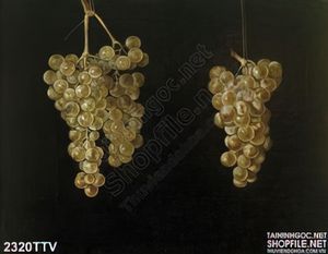 Tranh tĩnh vật hoa quả sơn dầu trang trí bếp