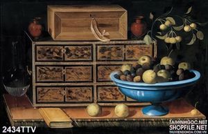 Tranh tĩnh vật hoa quả sơn dầu nghệ thuật
