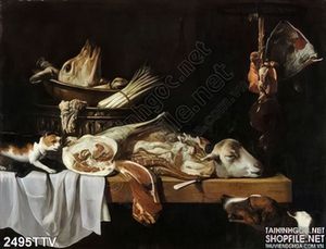 Tranh tĩnh vật hoa quả sơn dầu nghệ thuật