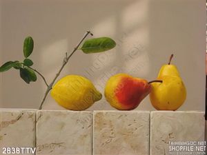 Tranh tĩnh vật hoa quả sơn dầu trang trí đẹp