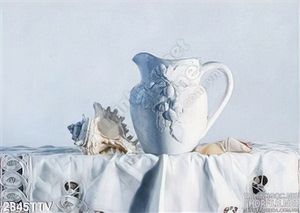 Tranh tĩnh vật hoa quả sơn dầu treo tường phòng khách