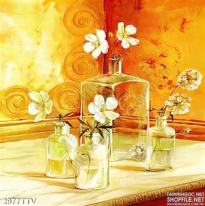 Tranh tĩnh vật hoa quả sơn dầu trang trí tường