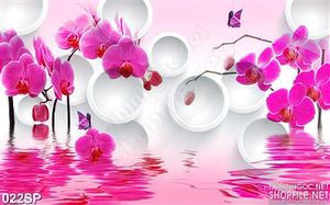 Tranh hoa lan spa hoa lan hồng hồ điệp