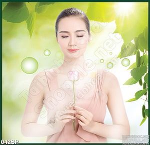 Tranh in tường spa sức sống mới