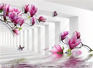Tranh spa mộc lan hồng