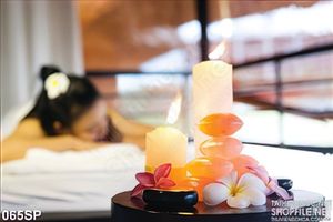 Tranh spa ánh nến thư giãn