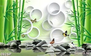 Tranh spa thiên nhiên nước in uv