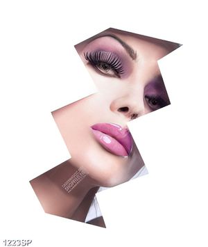 Tranh người mẫu make up treo tường spa