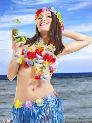 Tranh cô gái mùa hè tươi trẻ treo spa