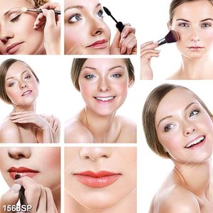 Tranh bộ ghép người mẫu make up