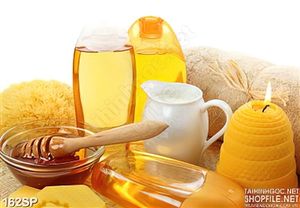 Tranh in wall mật ong chăm sóc da