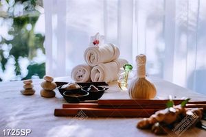 Tranh dụng cụ massage thái