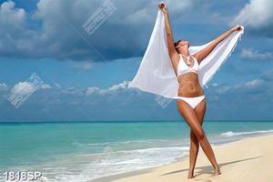 Tranh người mẫu bikini