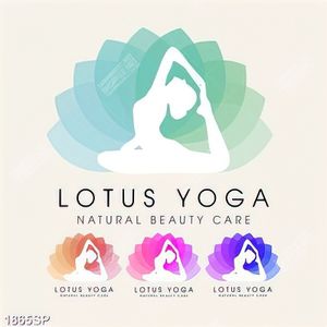 Tranh psd Lotus Yoga