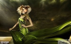 Tranh in lụa cô gái dáng đẹp gợi cảm