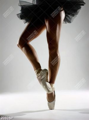 Tranh spa đôi chân của diễn viên múa ballet