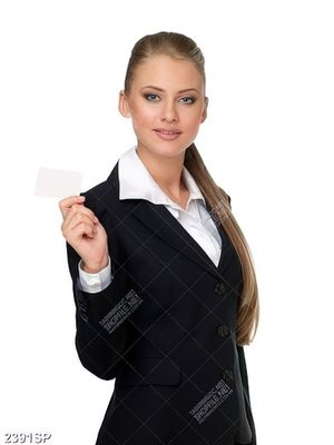 Tranh cô gái mặc vest công sở