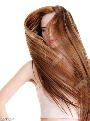 Tranh spa người đẹp với mái tóc dài óng ả