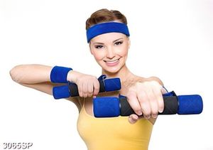 Tranh người đẹp thể thao in canvas treo spa
