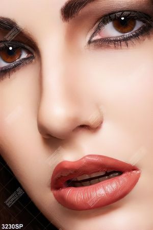 Tranh canvas gương mặt đẹp treo tường spa