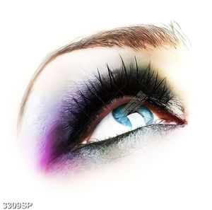 Tranh đôi mắt make up nghệ thuật