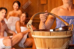 Tranh thư giãn trong phòng xông hơi