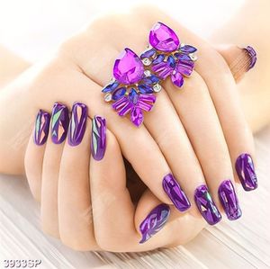 Tranh nail tím đẹp file gốc