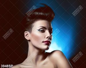 Tranh người mẫu make up