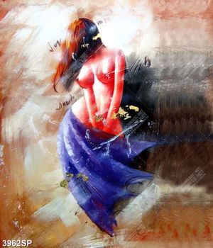 Tranh vẽ cô gái khỏa thân nghệ thuật