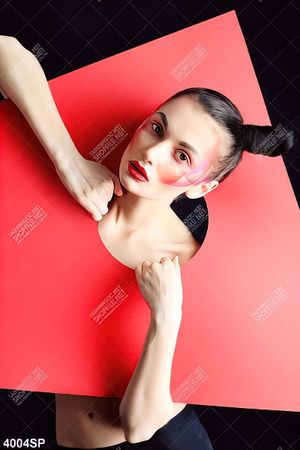 Tranh người mẫu tạo dáng nghệ thuật