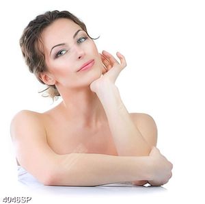 Tranh gương mặt đẹp trang trí tường spa