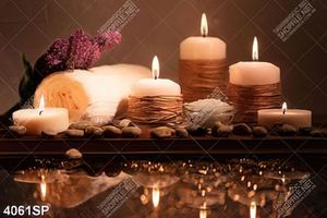 Tranh những ngọn nến lung linh