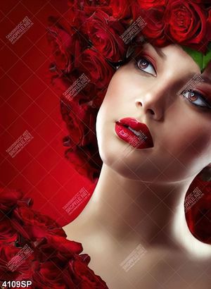Tranh gương mặt đẹp