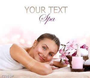 Tranh người đẹp nằm bên cành hoa