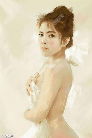 Tranh vẽ thiếu nữ khỏa thân
