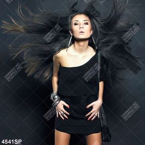 Tranh người mẫu tóc đẹp