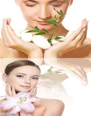 Tranh ghép gương gặp đẹp in canvas