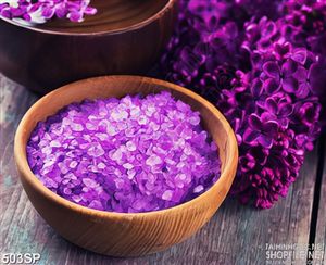 Tranh đẹp spa muối thơm lavender