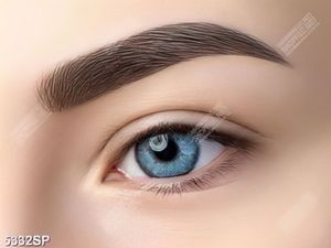 Tranh đôi mắt màu xanh biển