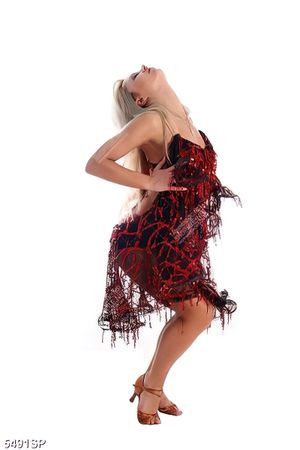 Tranh cô nàng nhảy dancesport