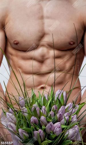 Tranh thân hình cơ bắp nam tính 
