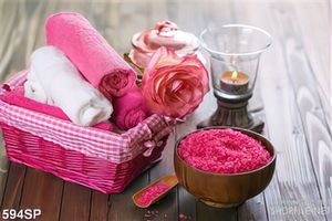 Tranh muối thơm hồng spa