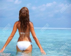 Tranh người mẫu bikini SP5959