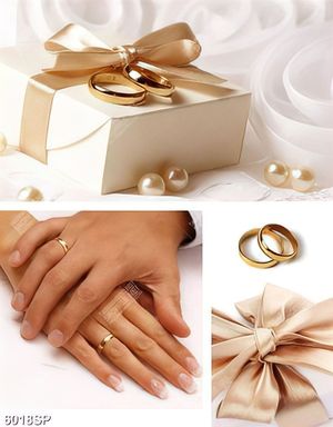 Tranh bộ ghép nhẫn đính hôn