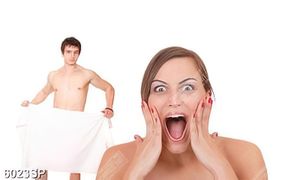 Tranh cô gái ngạc nhiên